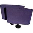 Auralex DeskMAX Portable Nearfield Two Acoustic Panels and Stands Kit (Purple)