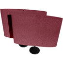 Auralex Acoustic Panel Podcast Starter Kit with One DeskMAX Home Office Panels (Burgundy)