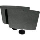 Auralex Acoustic Panel Podcast Starter Kit with Two DeskMAX Home Office Panels (Charcoal)