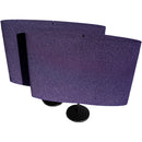 Auralex Acoustic Panel Podcast Starter Kit with Two DeskMAX Home Office Panels (Purple)