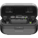 SmallRig S 70 2-Person Wireless Microphone System for Cameras and Mobile Devices (2.4 GHz, Black)