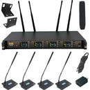 CAD WX1400GN 4-Channel Wireless Gooseneck Microphone System (550 to 590 MHz)