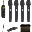 CAD WX54 4-Channel Wireless Handheld Microphone System (550 to 590 MHz)