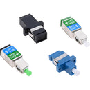 Platinum Tools Universal Launch Cable Ring for Fiber Optic Testing (SC/APC to SC/UPC, 9um/SM)