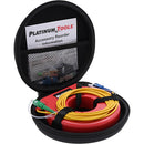Platinum Tools Universal Launch Cable Ring for Fiber Optic Testing (SC/APC to SC/UPC, 9um/SM)