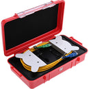 Platinum Tools Universal Launch Cable Box for Fiber Optic Testing (SC/APC to SC/UPC, 9um/SM)