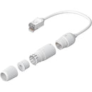 Ubiquiti Cat 6a Ethernet Extension Cable with Waterproof Cap (2-Pack)