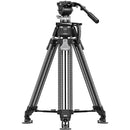 Leofoto LVF-163C+BV-15 Video Tripod and Fluid Head System