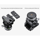 Leofoto LVF-163C+BV-15 Video Tripod and Fluid Head System