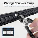 ICC 24-Port Cat 6 Feed-Through Patch Panel