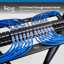 ICC 48-Port Cat 6 Feed-Through Patch Panel