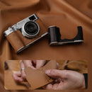 PGYTECH Leather Camera Case for FUJIFILM X-T5 (Clay Brown)