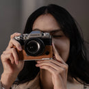 PGYTECH Leather Camera Case for FUJIFILM X-T5 (Clay Brown)