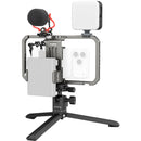 SmallRig All-in-One Video Kit with Audio and Lighting System for Smartphone Creators