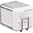 Griffin Technology 20W Dual USB Wall Charger (White)