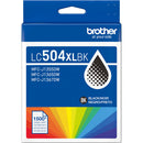 Brother LC504XL High Yield Ink Cartridge Kit (CMY and 1 Black)