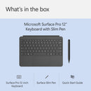 Microsoft 12" Surface Pro Keyboard Cover with Slim Pen 2 for Business (Slate)