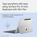 Microsoft 12" Surface Pro Keyboard Cover with Slim Pen 2 for Business (Slate)