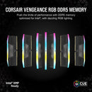 CORSAIR 32GB VENGEANCE RGB DDR5 6000 MT/s DIMM Memory Kit (Gray, 2 x 16GB)