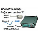 TSL IP Control Buddy with 4 Ethernet Buttons & 4 GPI/Serial Ports (Horizontal)