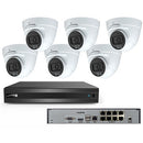 Speco Technologies ZIP8T2B 8-Channel 8MP NVR with 2TB HDD & 6 4MP Turret Cameras