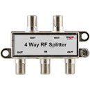 Thor 4-Way Coax CATV Distribution Splitter/Combiner (5-2100 MHz)