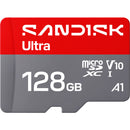 SANDISK 128GB Ultra UHS-I microSDXC Memory Card