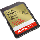 SANDISK 128GB Extreme UHS-I SDXC Memory Card