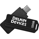 Delkin Devices 32GB PocketFlash USB-C 3.2 Gen 1 Flash Drive