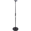 Shure by Gator Mic Stand with Twist Clutch Height Adjustment and 10" Round Base (3-Pack)