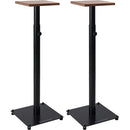 Wavebone Grand Monitor Stand (Wood, Pair)