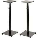 Wavebone Grand Monitor Stand (Black, Pair)
