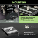 Oben BHC-20 Two-Way Ball Head with QR Plate