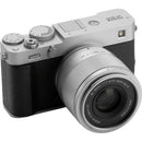 Viltrox AF 35mm f/1.7 XF Lens (FUJIFILM X, Silver)