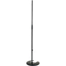 K&M 26045 Stackable Microphone Stand (34 to 62", Black, 5-Pack)