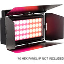 American DJ JPFXBD Barn Doors for ADJ 40 Hex Panel IP LED Fixtures