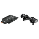 Bright Tangerine Universal Dovetail with 15mm Rod Bracket and Rosette Mount Kit (Short)
