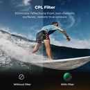 K&F Concept ND and CPL Filter Kit for DJI Action 6 (6-Pack)