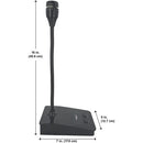 Astatic GN14-HL Subcardioid Dual-Impedance Dynamic Paging Microphone