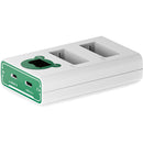 Tilta 2-Channel Battery Charger for LP-E17 Batteries (Forest Green)