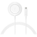 Belkin UltraCharge Magnetic Qi2 Charger & Stand (White, Round)