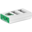 Tilta 2-Channel Battery Charger for NP-W126S Batteries (Forest Green)