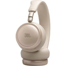 JBL Live 680NC Wireless Noise-Canceling On-Ear Headphones (Champagne)