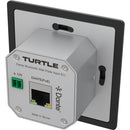 Turtle AV Dante Bluetooth Wall Plate for EU Wall Boxes (Black)