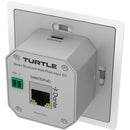 Turtle AV Dante Bluetooth Wall Plate for EU Wall Boxes (White)
