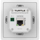 Turtle AV Dante Bluetooth Wall Plate for EU Wall Boxes (White)