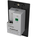 Turtle AV Dante Bluetooth Wall Plate for US 1-Gang Wall Boxes (Black)
