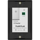 Turtle AV Dante Bluetooth Wall Plate for US 1-Gang Wall Boxes (Black)