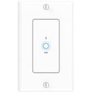 Turtle AV Dante Bluetooth Wall Plate for US 1-Gang Wall Boxes (White)
