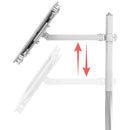 CTA Digital Medical Rolling Cart with Articulating Arm and Tablet Enclosure for Select iPads